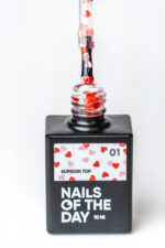 NAILSOFTHEDAY Kupidon top 01 (ΣΕΙΡΑ ΤΟΠ - ΚΟΚΚΙΝΕΣ-ΡΟΖ) 10ml - Image 2