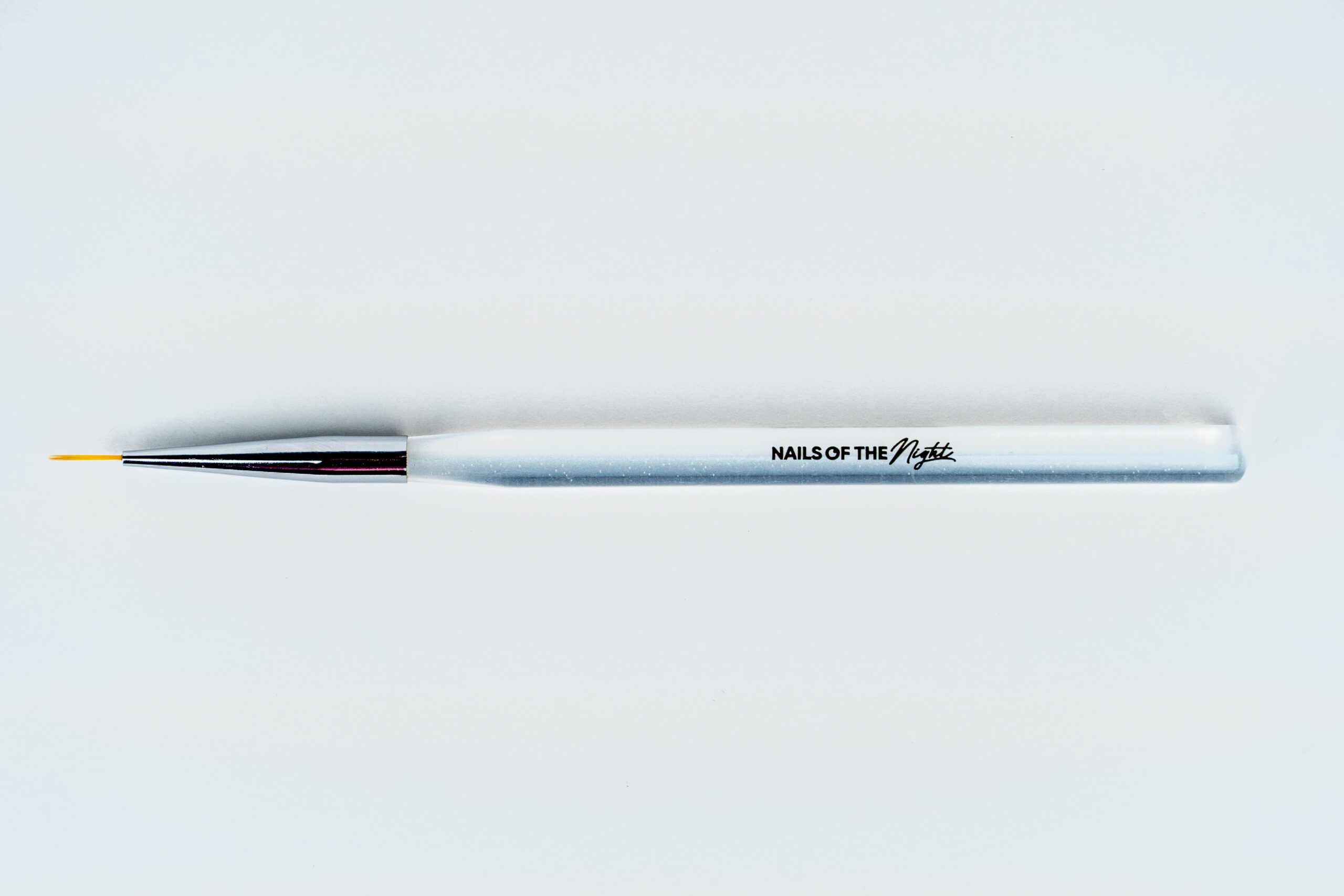 NABL0013 NAILSOFTHENIGHT Nail Art Brush, LINER - ΓΡΑΜΜΙΚΟΥ, 10 mm με βολική διαφανή λαβή με ιριδίζον εφέ - Image 1