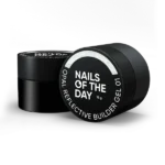 NAILSOFTHEDAY Opal Reflective builder gel 01 (GLITTER GEL μετριας ρευστοτητας για χτισιμο- γαλακτερο ΛΕΥΚΟ) 15ml